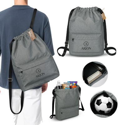EcoVenture RPET String Backpack