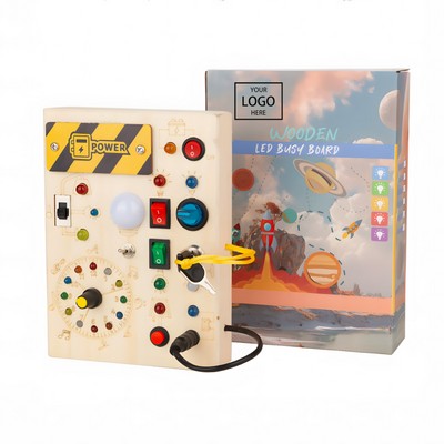 Montessori Educational Wooden Busy Board