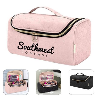 Velvet Hanging Storage Organizer with Rotating Hook