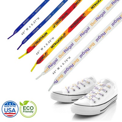 Made in the USA 40" Eco-Friendly Custom Shoelaces