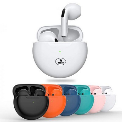 Wireless Earbuds with Round Case