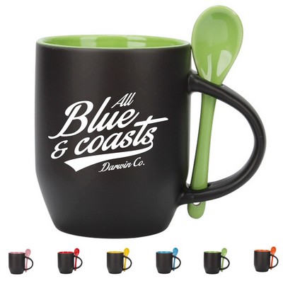 12oz Magical Changing Mug Coffee Cup with Spoon