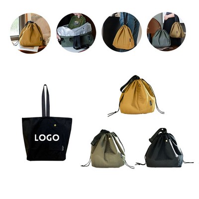 Drawstring Insulated Lunch Bag