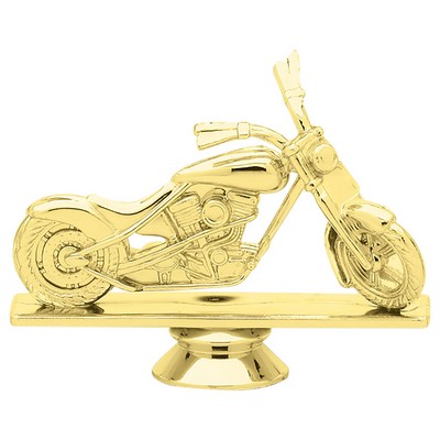 3 3/4" Gold Plastic Chopper Trophy Figure