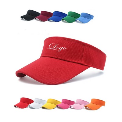 Adult Empty Top Sun Visor Sports Hat