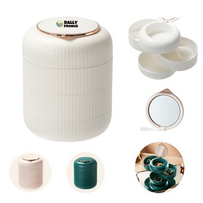 Rotatable Jewelry Box Organizer