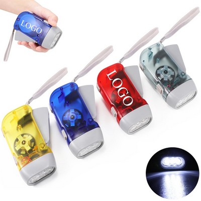 Hand Crank Emergency Flashlight