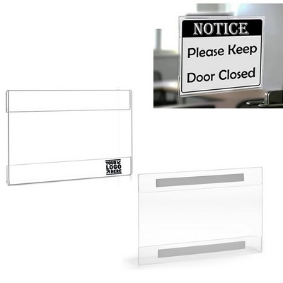 Wall Mount Acrylic Sign Holder 17" x 11"