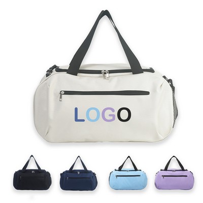 Fitness Duffel Bag with Shoe Pocket