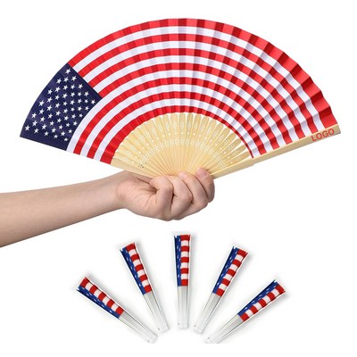 Patriotic Folding Fan