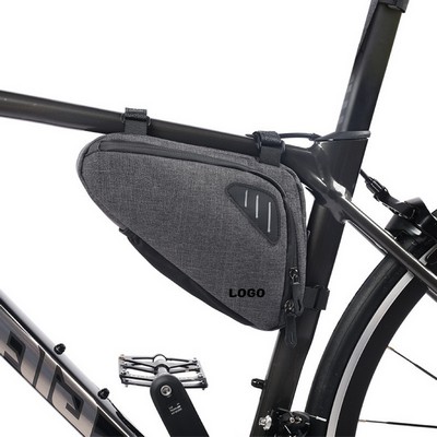 Reflective Triangle Bicycle Frame Bag