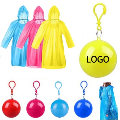 Raincoat Ball With Keychain
