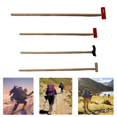 Solid Wood Hiking Walking Stick