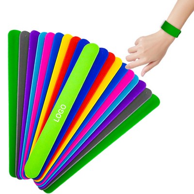 Custom Silicone Rubber Slap Bracelets