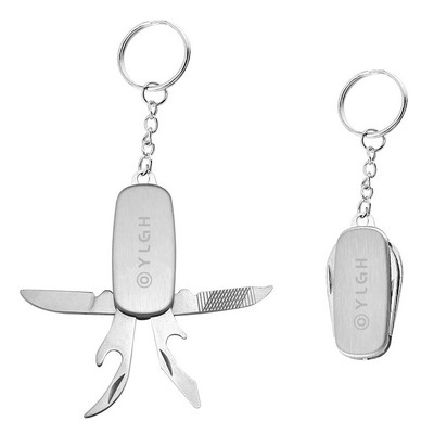 Rounded Rectangle Multi Foldable Knife