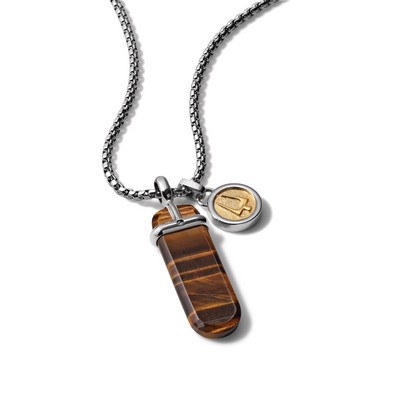 Bulova Jewelry Necklace: Tiger Eye Pendant