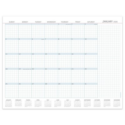 2026 Professional Medium Desk Pad Monthly Blotter Calendar