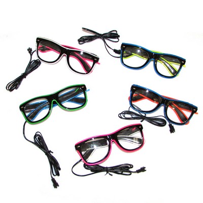 LED Neon Light Up Glasses