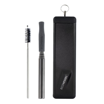 EcoVessel Quickstraw - Black Shadow