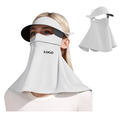 Summer Sunscreen Mask With Cap