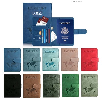 Anti-Magnetic Passport Holder With Buckle