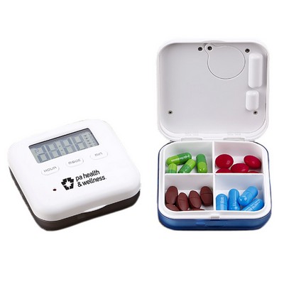 Travel Pill Box with Alarm
