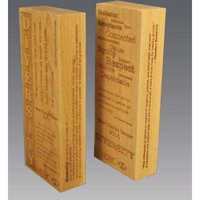 Pine Block Plaque - 5"x10 x1.75"