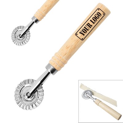 Wooden Handle Pizza Cutter