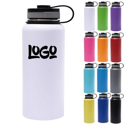 32oz Portable Stainless Steel Travel Insulated Bottle