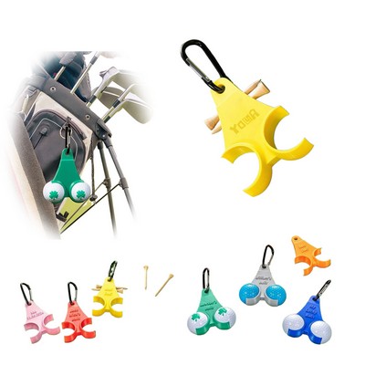 Golf Bag Clip Golf Ball Holder