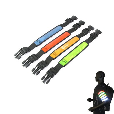 Adjustable LED Safety Armband with Flash Light