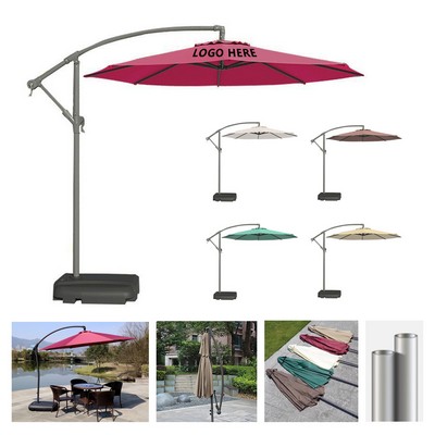 Offset Patio Umbrella with Sand/Water Base