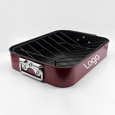 Nonstick Roasting Pan with Rack