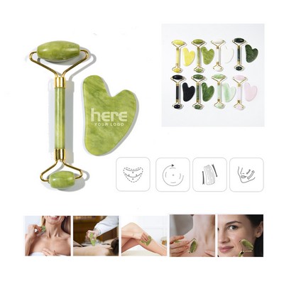 Gua Sha and Facial Massager Set