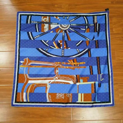 Custom 80gsm Twill Satin Scarf - 26.5" x 26.5"