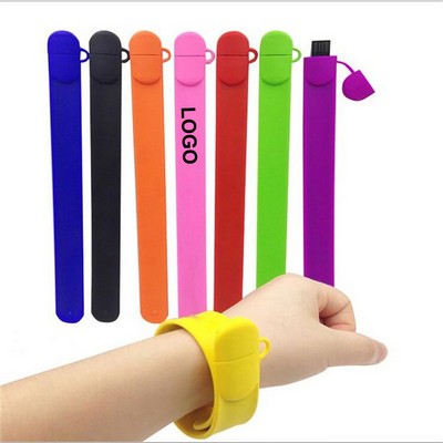 4GB Silicone USB Flash Drive Wristband Bracelet