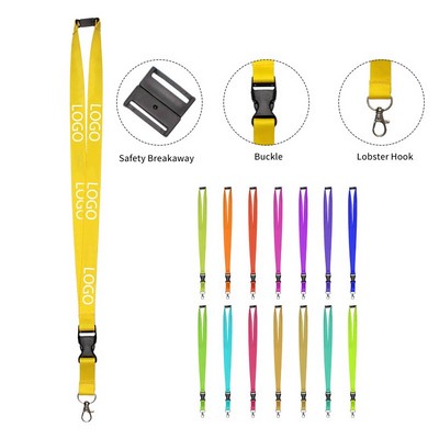 3/4" Breakaway Lanyard with Buckle and Claw