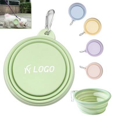 Collapsible Pet Bowl With Carabiner