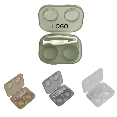 Transparent Simple Contact Lens Case
