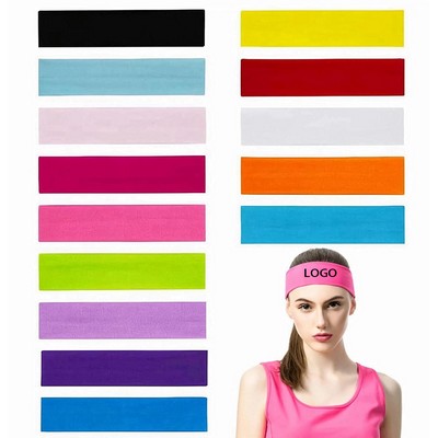 Soft Elastic Stretch Hair Bands Sport Yoga Headband