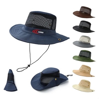 Ventilation Visors Mesh Bucket Hat