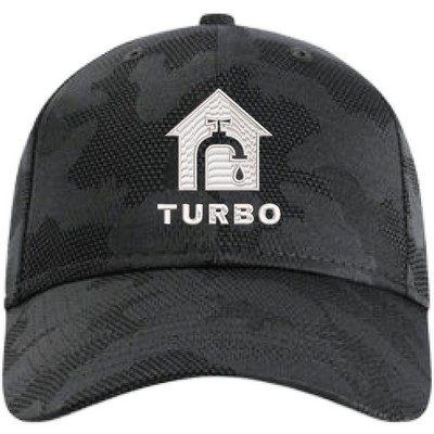 Imperial 4062 5-Panel The Oglethorpe Performance Tonal Camo Knit Cap with Patches or Embroidery