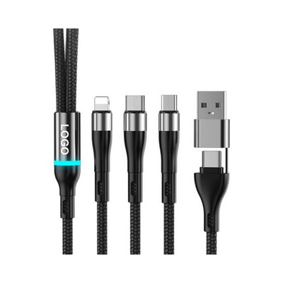 2 to 3 Fast Speed USB Type C Charging Cable 47" Long