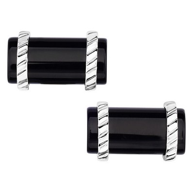 Jilco Inc Black Onyx Cuff Links