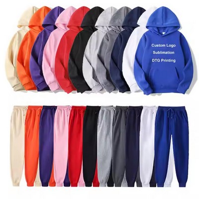 Fleece Hoodie Suit