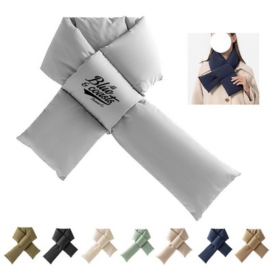 Polyester Winter Quilted Puffer Scarf