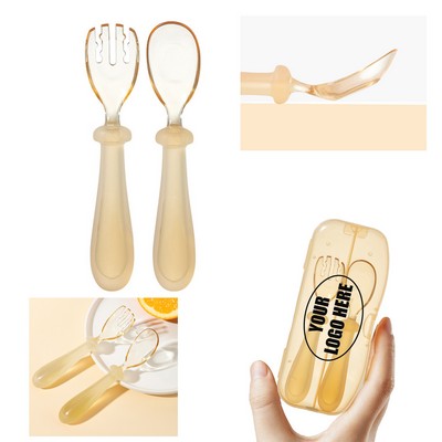 PPSU Baby Fork And Spoon Set