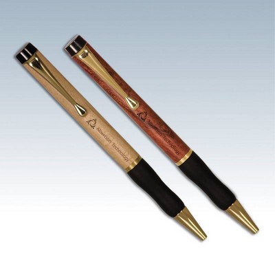 Wooden Ballpoint Pens w/Gripper