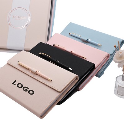 Custom Tri-Fold Journal With Pen