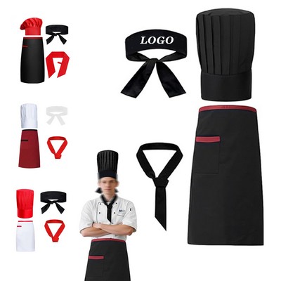 Chef Costume 4PC Set